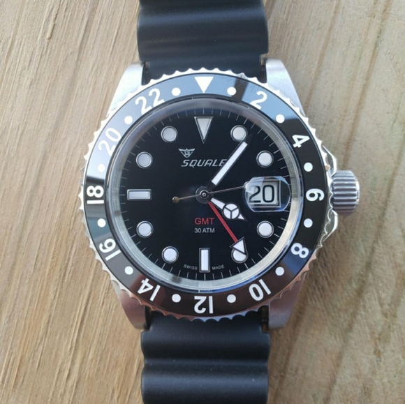 Squale 1545 30 Atmos Black GMT CERAMICA 154